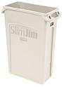 Контейнер для мусора RUBBERMAID Slim Jim 87 литров, с вентиляционной системой, бежевый, FG354060BEIG