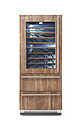 Шкаф винный FHIABA S8990HWT3 левая навеска двери, без стальных боковин