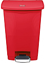 Контейнер с фронтальной педалью <b>Step-on </b>RUBBERMAID Slim Jim 50 л красный, 1883566