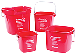 Ведро с ручкой SAN JAMAR Kleen-Pail 7,57 литров, цвет красный, KP256RD