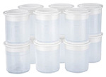 Комплект из 12-ти пластиковых стаканов с крышками PACOJET, 32565