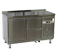 Стол холодильный GASTROLUX СОБ2-137/1Д2Я/S с бортом 1340x700x850