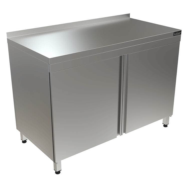 Стол-тумба с бортом КОБОР СТБ-100/60/Р, высота 850