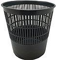 Корзина для мусора ОСКОЛПЛАСТ 14 л, черная 409803