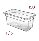 <b>Гастроемкость</b> RESTOLA 1/3 Н-150, поликарбонат прозрачный 325х175х150 мм, 42211260170