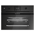 Шкаф духовой с микроволнами KUPPERSBUSCH CBM 6350.0 GPH 6, графитовое стекло, Black Steel