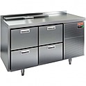 Саладетта HICOLD SL1-22SN (1/3) с 4 ящиками