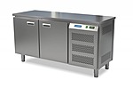 Стол морозильный КАМИК СМ-201558 (боковой агрегат, столешница нерж) 1550х800х850мм