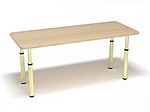Стол 2-х местный на регулируемый 0-3гр. 1200х500х400-580мм, ЛДСП