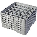 Кассета для бокалов CAMBRO 25 ячеек Dmax=87,Hmax=257мм полипроп. ,H=30,8,L=50,B=50см серый, 25S958151