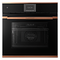 Шкаф духовой KUPPERSBUSCH B 6550.0 S7, черное стекло, Copper
