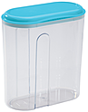 Емкость для сыпучих продуктов RESTOLA 1,5 литр голубой, 4312504