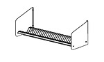 Полка для сушки посуды 1 уровень АЛТЭК ПНСП 8,25/3/2,86-Р (430)