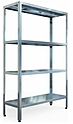 Стеллаж кухонный ASSUM СТП-П-13/5 (1300х500х1800)
