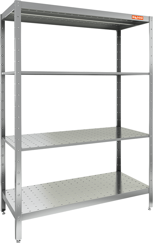 Стеллаж кухонный перфорированный HICOLD НСК-12/4 П