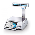 Весы торговые электронные CAS CL5000J-30IP TCP-IP со стойкой