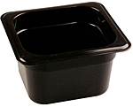 <b>Гастроемкость</b> RESTOLA GN1/6 х100, полипропилен черный176х162х100 мм, 422102013