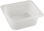 <b>Гастроемкость</b> RESTOLA GN1/6х65, полипропилен прозрачный 176x162х65 мм, 422101901