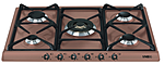 Панель варочная газовая  SMEG HOME SPR876RAGH, 70 см, медь, фурнитура медная
