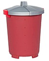 Бак мусорный с крышкой ТАРА.РУ 25 л, МБ-25-4