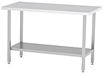 Стол с полипропиленовой столешницей и полкой CRYSPI серии 600 (ССП П) ССП 18/6П