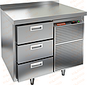 Стол холодильный HICOLD GN 3/TN