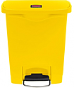 Контейнер с фронтальной педалью <b>Step-on </b>RUBBERMAID Slim Jim 30 л желтый, 1883573