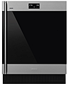 Шкаф винный встраиваемый SMEG HOME CVI338LWX2, 82 см, петли справа, нержавеющая сталь