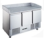 Стол холодильный для пиццы HURAKAN HKN-PZLG3F камень