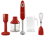 Блендер погружной SMEG HOME HBF02RDEU красный