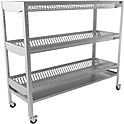 Стеллаж для сушки подносов КОБОР СДПК-100/53/430 на колесах