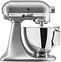 Миксер планетарный KITCHENAID 5KSM95PSEMC, металлический хром, серебристый