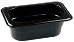 <b>Гастроемкость</b> RESTOLA GN1/9х65, полипропилен черный 176х108х65 мм, 422102413