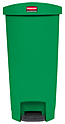 Контейнер с торцевой педалью <b>Step-on </b>RUBBERMAID Slim Jim 50 л зеленый, 1883585