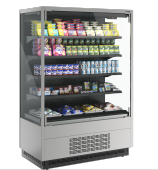 <b>Витрина холодильная</b> ПОЛЮС Carboma FC20-07 VM 1,3-1 LIGHT (фронт X0) (версия 2.0) (9006-9005 цвет серо-черный), П0000015917.6726