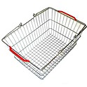 Корзина покупательская металлич. КОРБИС 20 л RD, SB20-ZN-RD