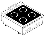 Плита индукционная TECNOINOX  PIN8E7, 716020
