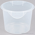 Контейнер для хранения круглый RUBBERMAID 5,7 л прозрачный, FG572324CLR