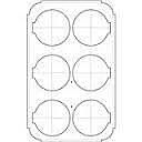 Рама для круглых корзин для макароноварки 700СЕР ELECTROLUX 9АС44, 927219