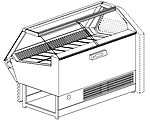 Витрина для мороженого IFI SCREEN GELATO L 1625 H 1261 UC, EY_126016