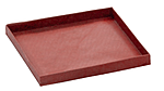 Поддон MERRYCHEF 140x140х13 мм e2s красный, 32Z4123