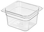 <b>Гастроемкость</b> RESTOLA GN1/6х100, поликарбонат прозрачный 176х162х100 мм, 422113501