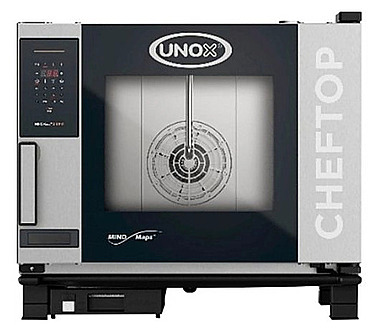 Пароконвектомат газовый UNOX XEVC-0511-GPLM левая дверь