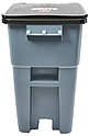 Контейнер уличный на колёсах RUBBERMAID BRUTE Rollout на колесах, с крышкой, 189.3 л, серый, FG9W2700GRAY