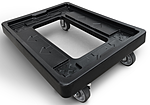 Тележка для термоконтейнера RESTOLA черная, 422114013