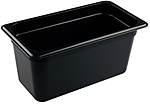 <b>Гастроемкость</b> RESTOLA GN1/3х150, полипропилен черный 325х176х150 мм, 422101213