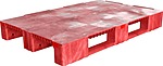 Паллет пластиковый ТАРА.РУ 1200x800х150 красный, TR 1208-1-1