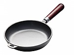 Сковорода чугунная 280 мм с деревянной ручкой LUXSTAHL НЕR28, кт1502