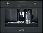 <b>Кофемашина</b> автоматическая SMEG HOME CMS8451A, 60 см, высота 45 см, антрацит, фурнитура латунная