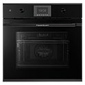 Шкаф духовой KUPPERSBUSCH B 6350.0 S5, черное стекло, Black Velvet